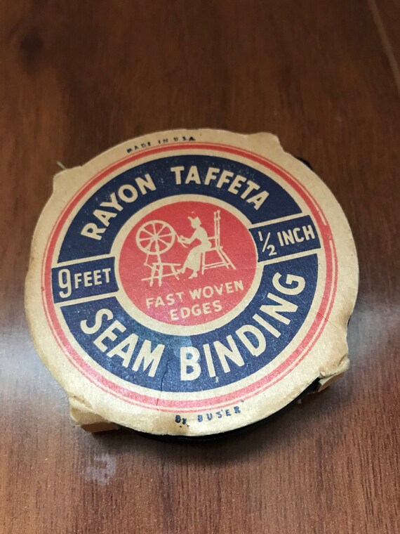 Vintage seam binding