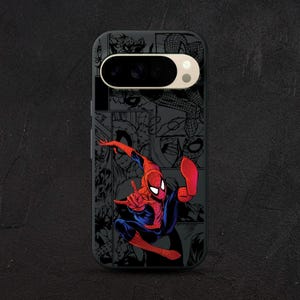Etui Spiderman Google Pixel 10 Pro, Superbohater Cover 10, 9A, 8 7