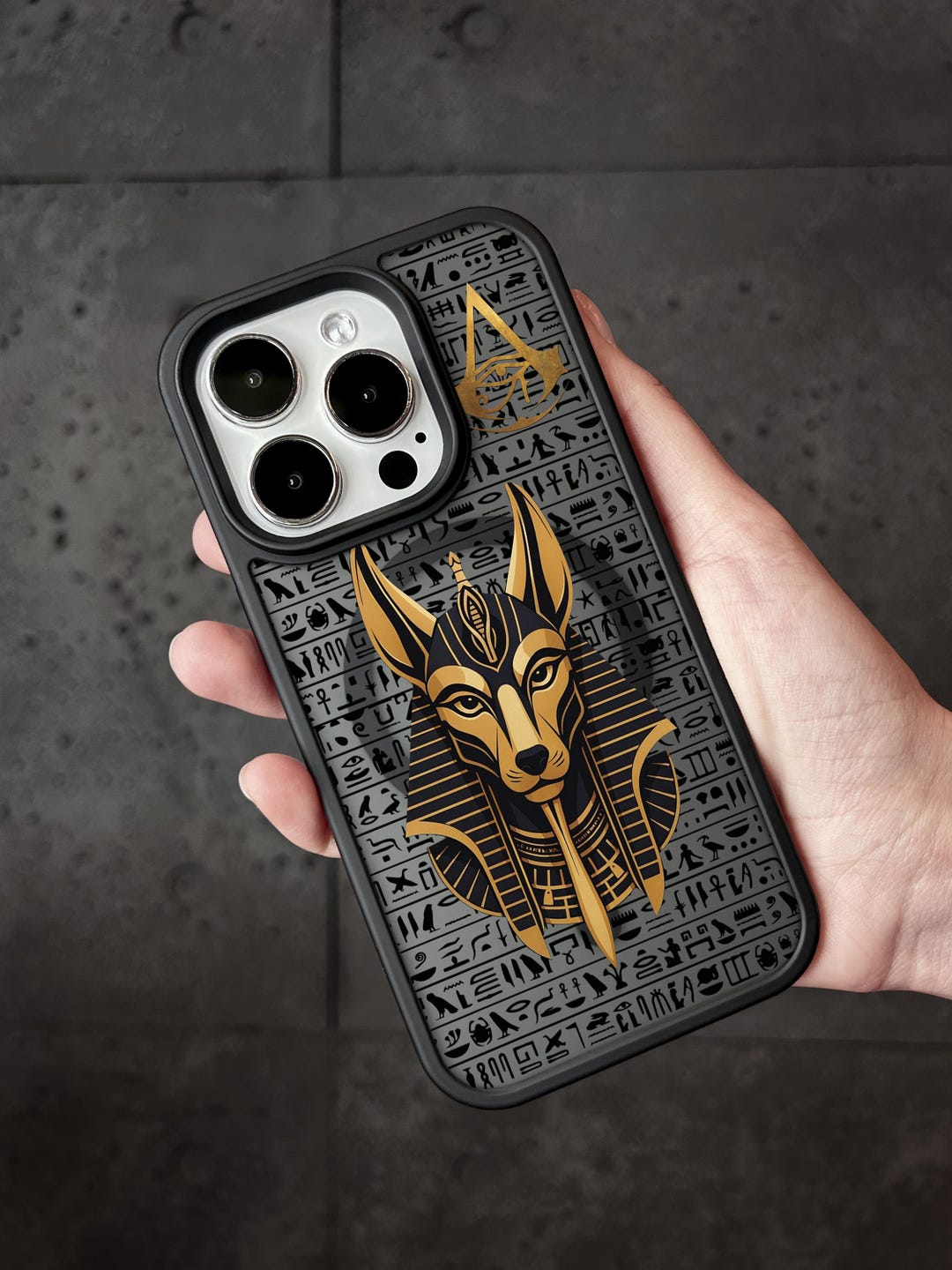 Anubis iPhone Case, Egyptian Magsafe Phone Cover for iPhone 17 16 15 ...