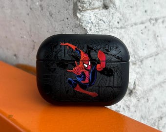 Spiderman Airpods Case, Comic Superhero Airpods Pro Eco Leather