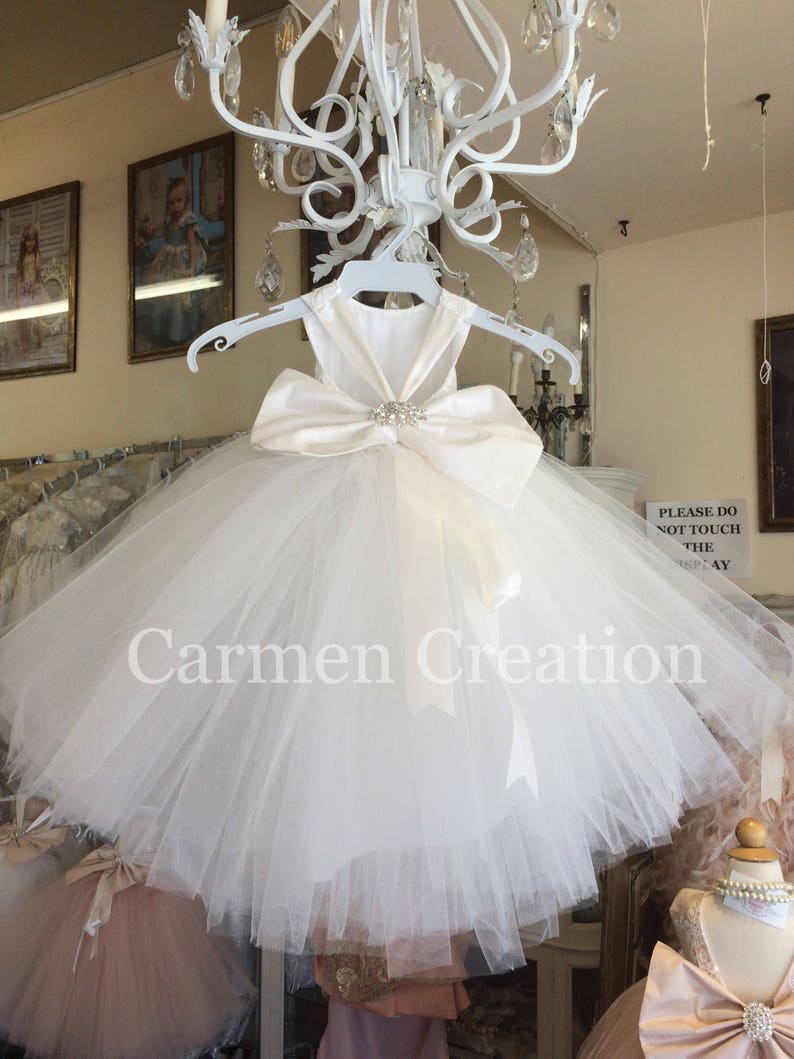 Mini Bride Flower Girl Dress 1000 NB image 2