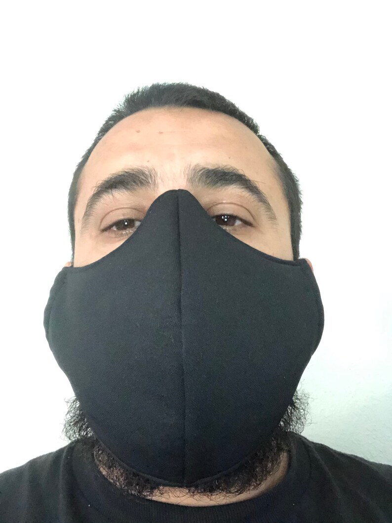 XXL Work Mask 3 LAYER Big and Tall 2XL Filtered Face Mask Etsy