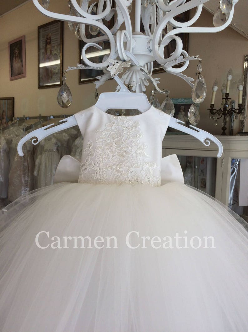 Mini Bride Flower Girl Dress 1000 NB image 3