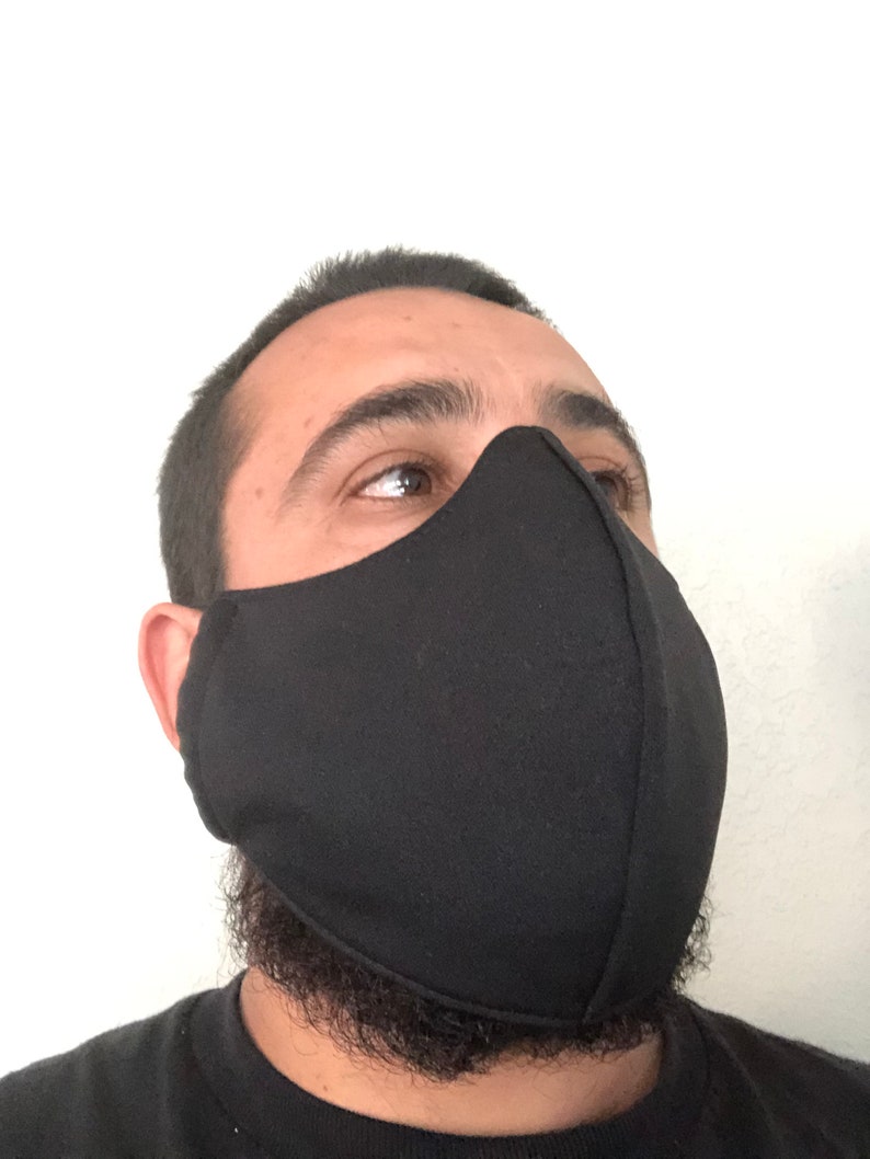 XXL Work Mask 3 LAYER Big and Tall 2XL Filtered Face Mask Etsy
