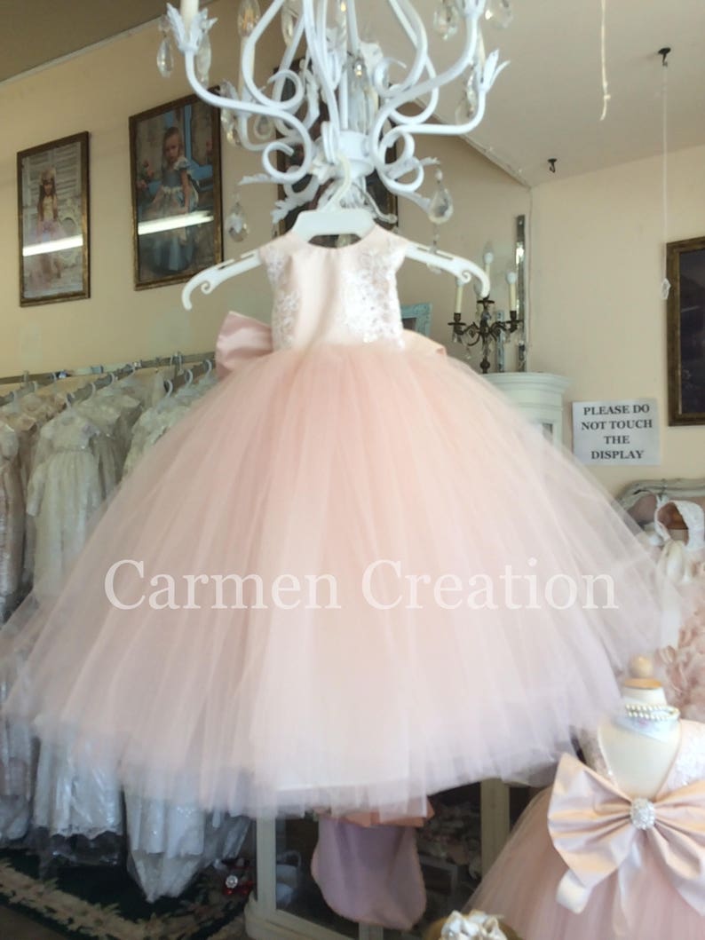 mini bride flower girl dresses