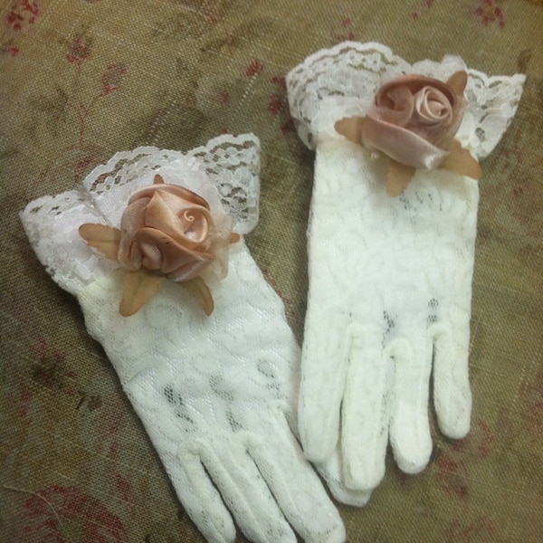 Lace Gloves Etsy