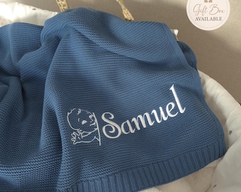 Embroidered Baby Name Blanket