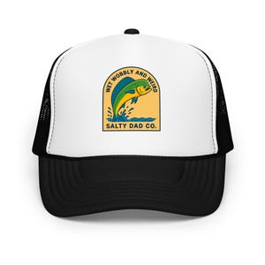 Dad Approved Foam Trucker Hat – Unique Gift for Coastal Dads, Funny Fishing Cap