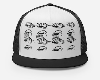 Cappello da camionista con motivo North Shore