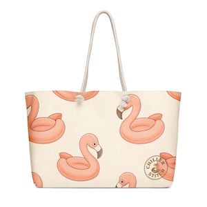 Darling, falle auf mit dieser Flaming Weekender Bag von The Chiller Stitch