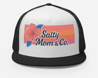 Boné Trucker "Salty Mom": Estilo Férias na Praia