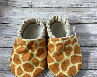 Camel Baby Shoes, Baby Slippers, Baby Moccs, Crib Shoes