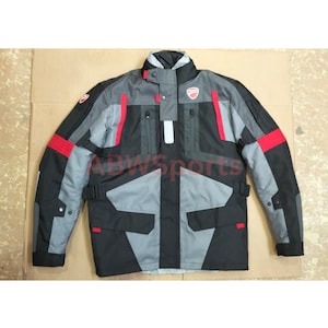 Ducati Strada C4 Textile Motorcycle Jacket – All-Weather Riding Jacket for Women | Waterproof Cordura Fabric | CE Armoured Protective Gear image 2