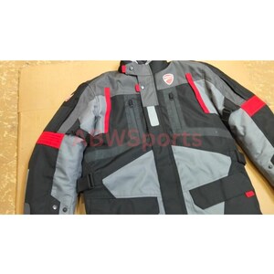 Ducati Strada C4 Textile Motorcycle Jacket – All-Weather Riding Jacket for Women | Waterproof Cordura Fabric | CE Armoured Protective Gear image 3