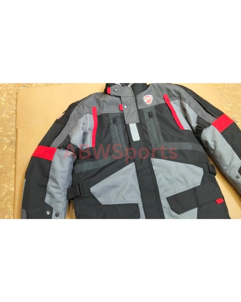Ducati Strada C4 Textile Motorcycle Jacket – All-Weather Riding Jacket for Women | Waterproof Cordura Fabric | CE Armoured Protective Gear image 3