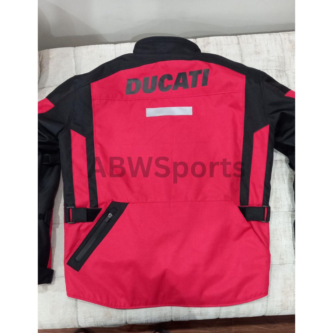 Ducati Tour C4 メンズ 防水テキスタイル モーターサイクルジャケット