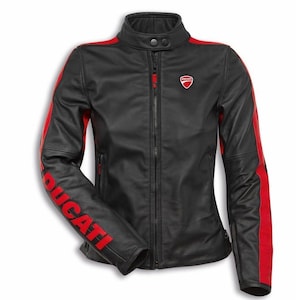 Ducati IOM 78 Motorbike Cowhide Leather Jacket | Waterproof CE