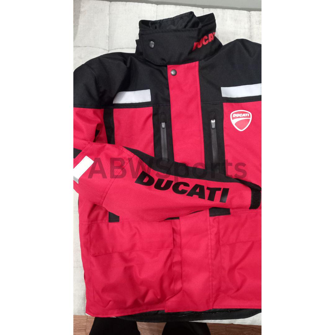 Ducati Tour C4 メンズ 防水テキスタイル モーターサイクルジャケット