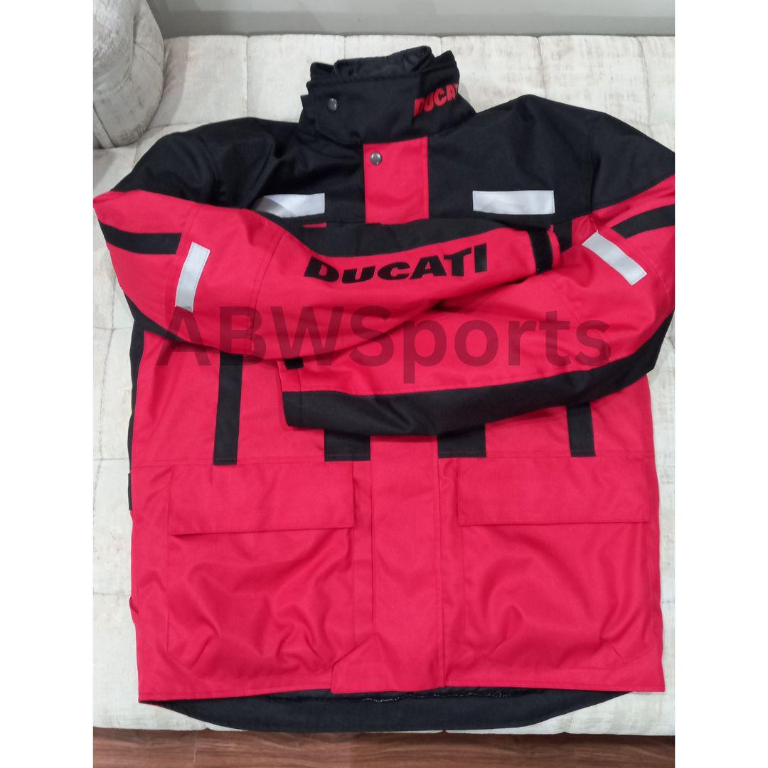 Ducati Tour C4 メンズ 防水テキスタイル モーターサイクルジャケット