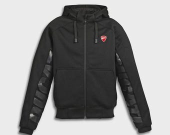 Ducati Men's Motorcycle Hoodie – Racing Biker Sweatshirt | Premium Cotton Blend Moto Streetwear Jacket