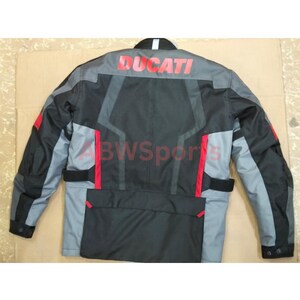 Ducati Strada C4 Textile Motorcycle Jacket – All-Weather Riding Jacket for Women | Waterproof Cordura Fabric | CE Armoured Protective Gear image 4