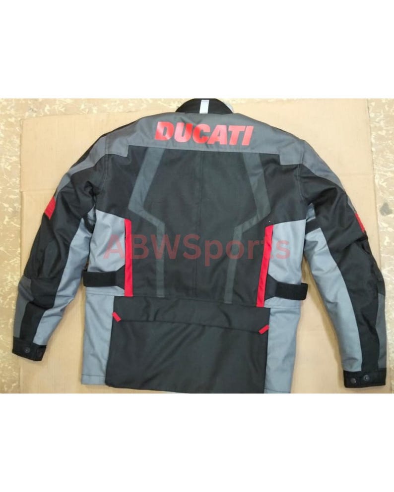 Ducati Strada C4 Textile Motorcycle Jacket – All-Weather Riding Jacket for Women | Waterproof Cordura Fabric | CE Armoured Protective Gear image 4