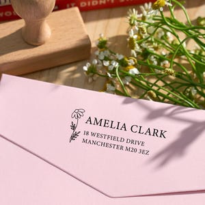 Custom Address Stamp | Wedding Stamper | Self inking Stamp | Wedding Stamp | Return Address Stamp | Business Stamp | ADDRESS EMBOSSER
