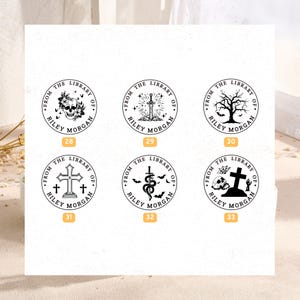 Personalized Book Stamp for Library or Ex Libris – Book Lover Gift – Literary Girl | Book Club Essentials