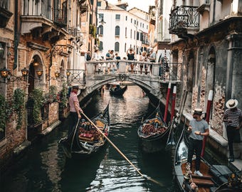 Venecia, Italia / Fotografías digitales / Galería de arte mural de fotografía de viajes