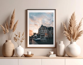 Amsterdam Street Photography Print: Dutch Evening Scene (Digital Download)