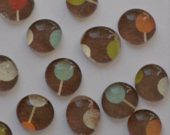 Connect the Dots - Set of 9 glass magnets