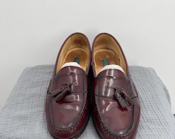 Vintage 90s Muro Welt 6632 Black Leather Bulldog Toe Monk Strap