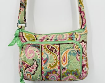 Vera Bradley Kleiner Hipster Tutti Frutti Ruhestand Crossbody Bag Y2K Quilted Cotton