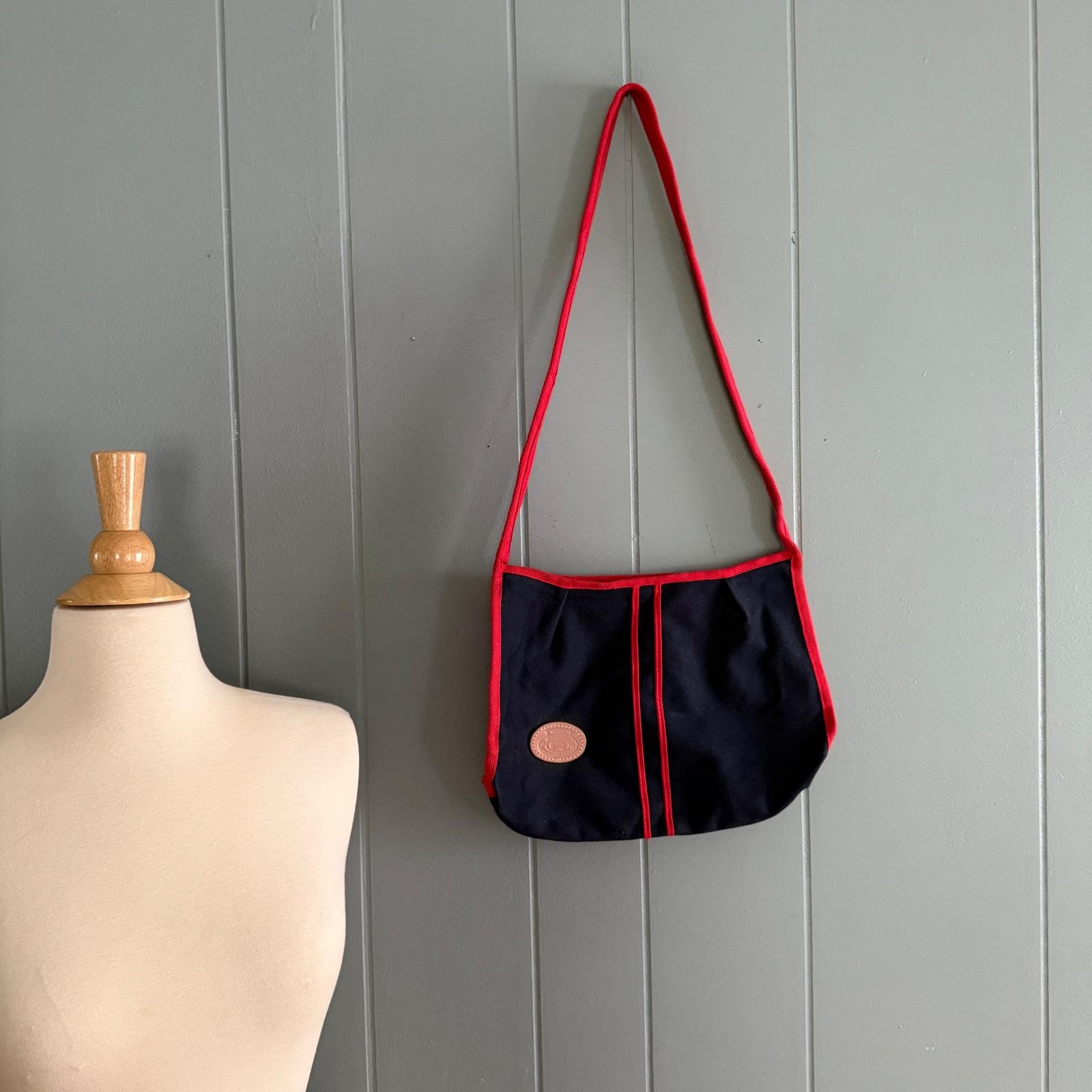 Navy Blue Aigner Shoulder Bag - Etsy