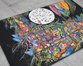カラフルなアクリル画 - Etsy 日本
