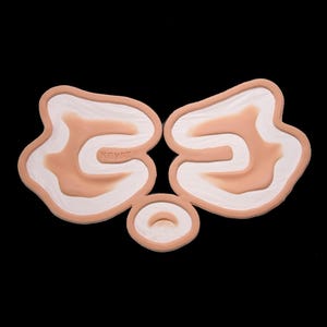 Zombie Eye Socket & Nose Silicone Prosthetic - SFX Prosthetic Halloween / Cosplay