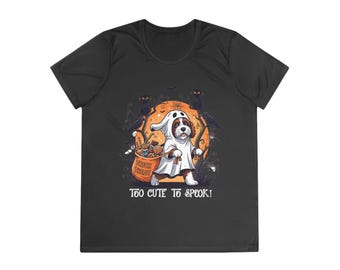 Camiseta de calabaza de Halloween espeluznante PNG – Perro lindo y espeluznante de Halloween PNG – Otoño retro PNG – Diseño de sublimación de otoño aterrador para impresión de camisetas y POD