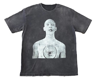 Marilyn Manson T-Shirt | Grunge Nu-Metal Industrial Rock Bekleidung | Vintage-Stil T-Shirt | Metall Band T-Shirt | 2000er Jahre Band T-Shirt