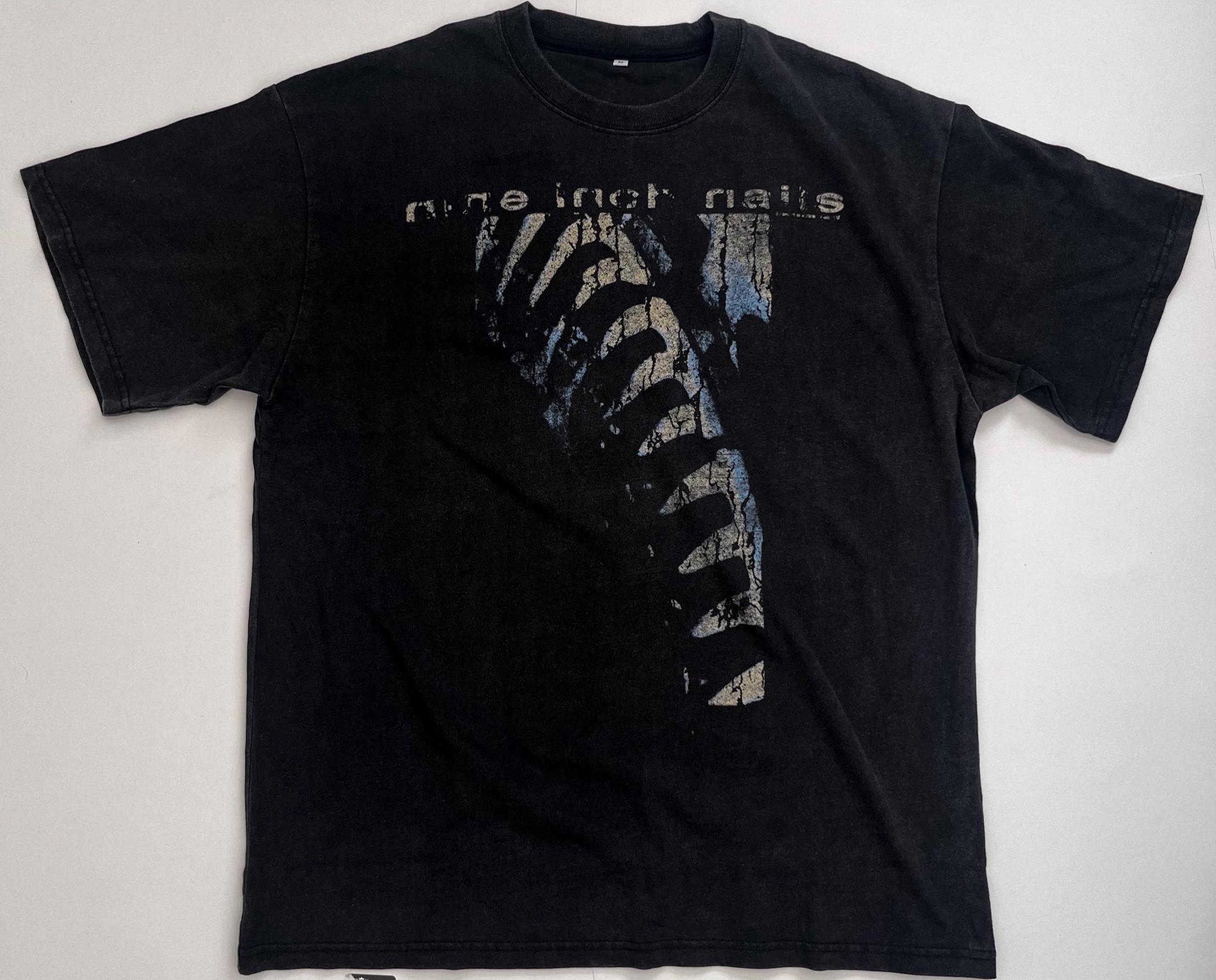 Nine Inch Nails Now I'm Nothing Tour T-shirt | NIN Merch | Black