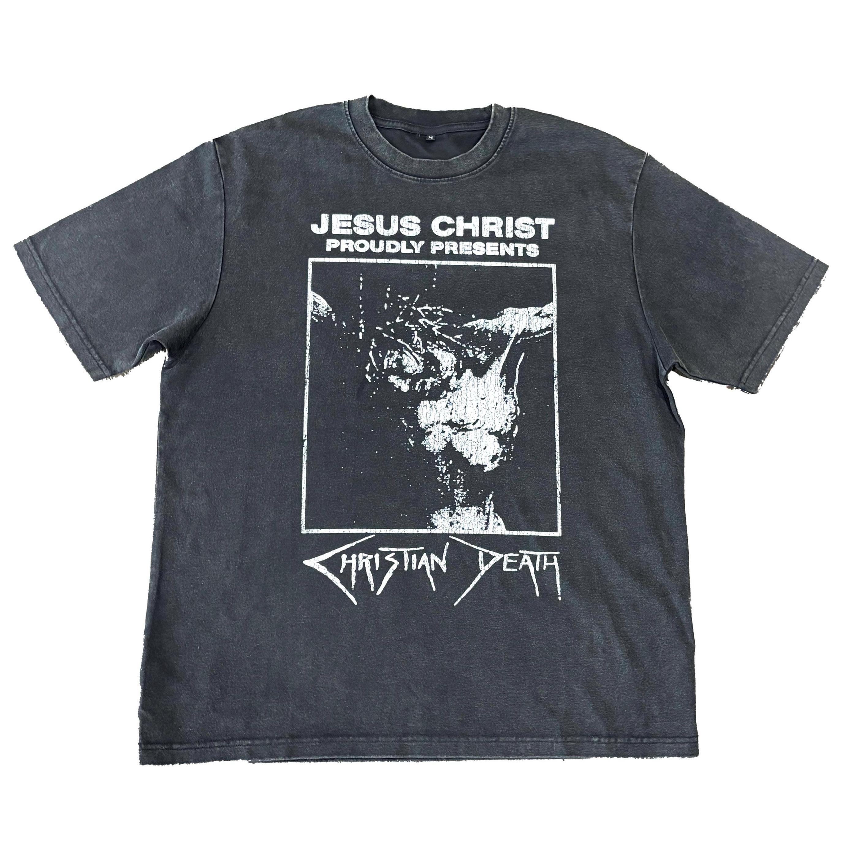 Christian Death T-shirt | Goth Band Merch | Black Washed Unisex