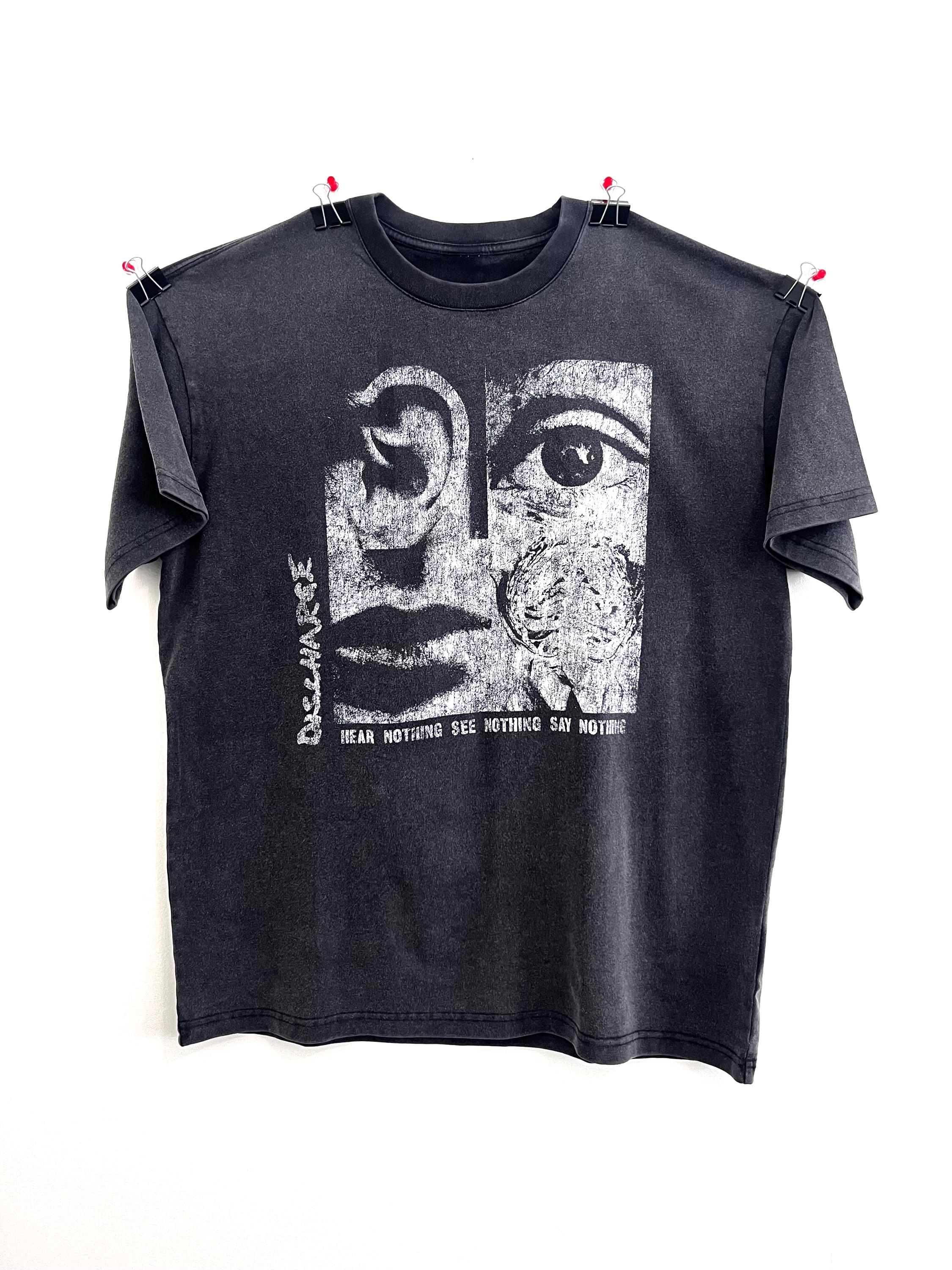 関送込 DND4DES Distressed Punk Star T-Shirt DND4DES Distressed Punk Star T-Shirt