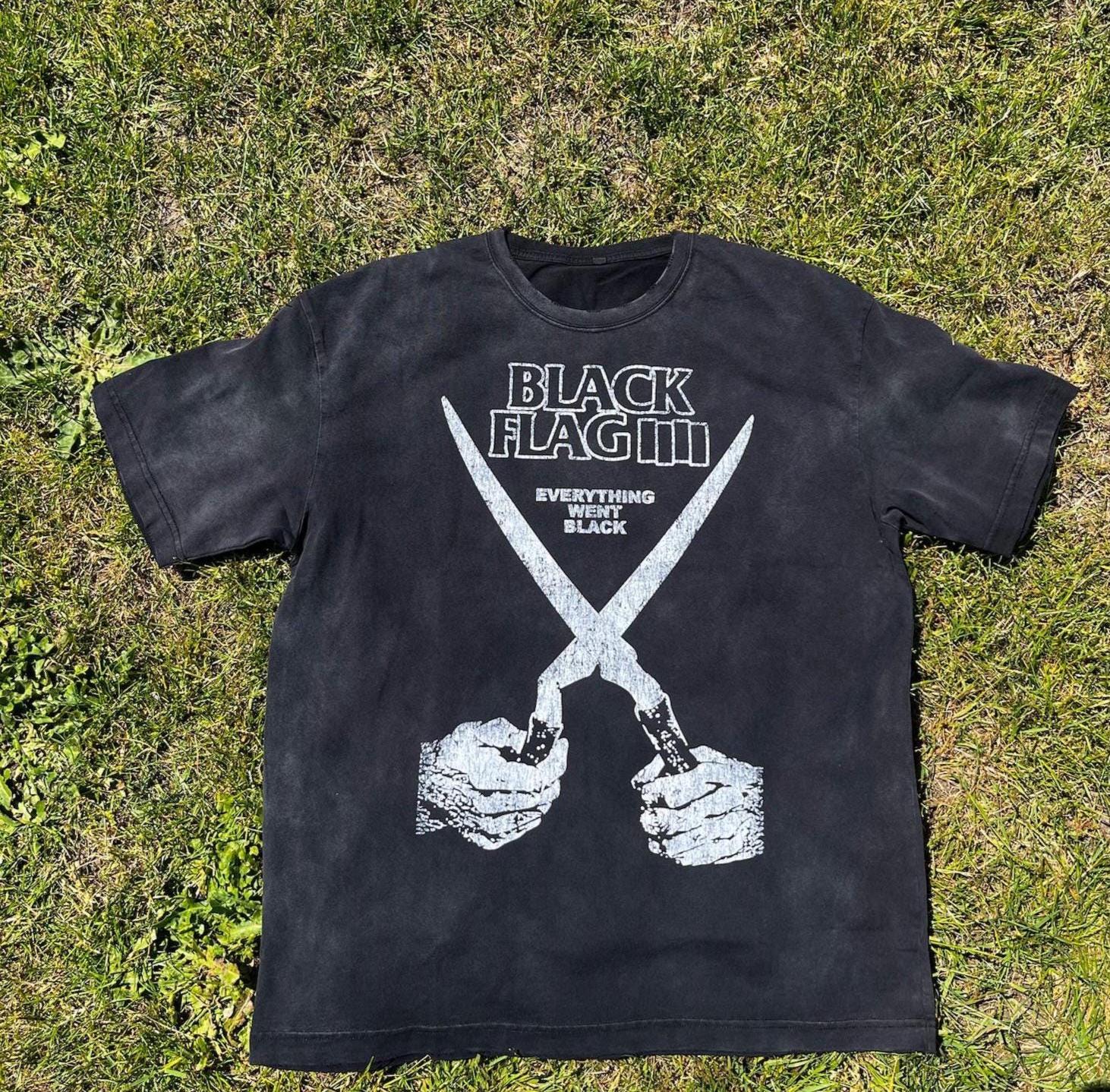 Black Flag T-shirt | Punk Tee | Hardcore Band Shirt | Vintage