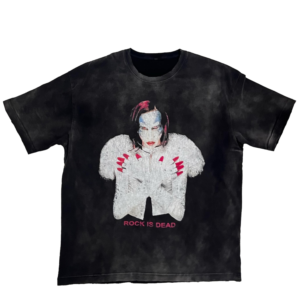 Vintage Style Marilyn Manson T-shirt: Mechanical Animals Rock Band