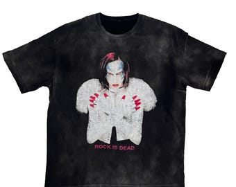 Marilyn Manson full original band signed autographed 8x12 inch