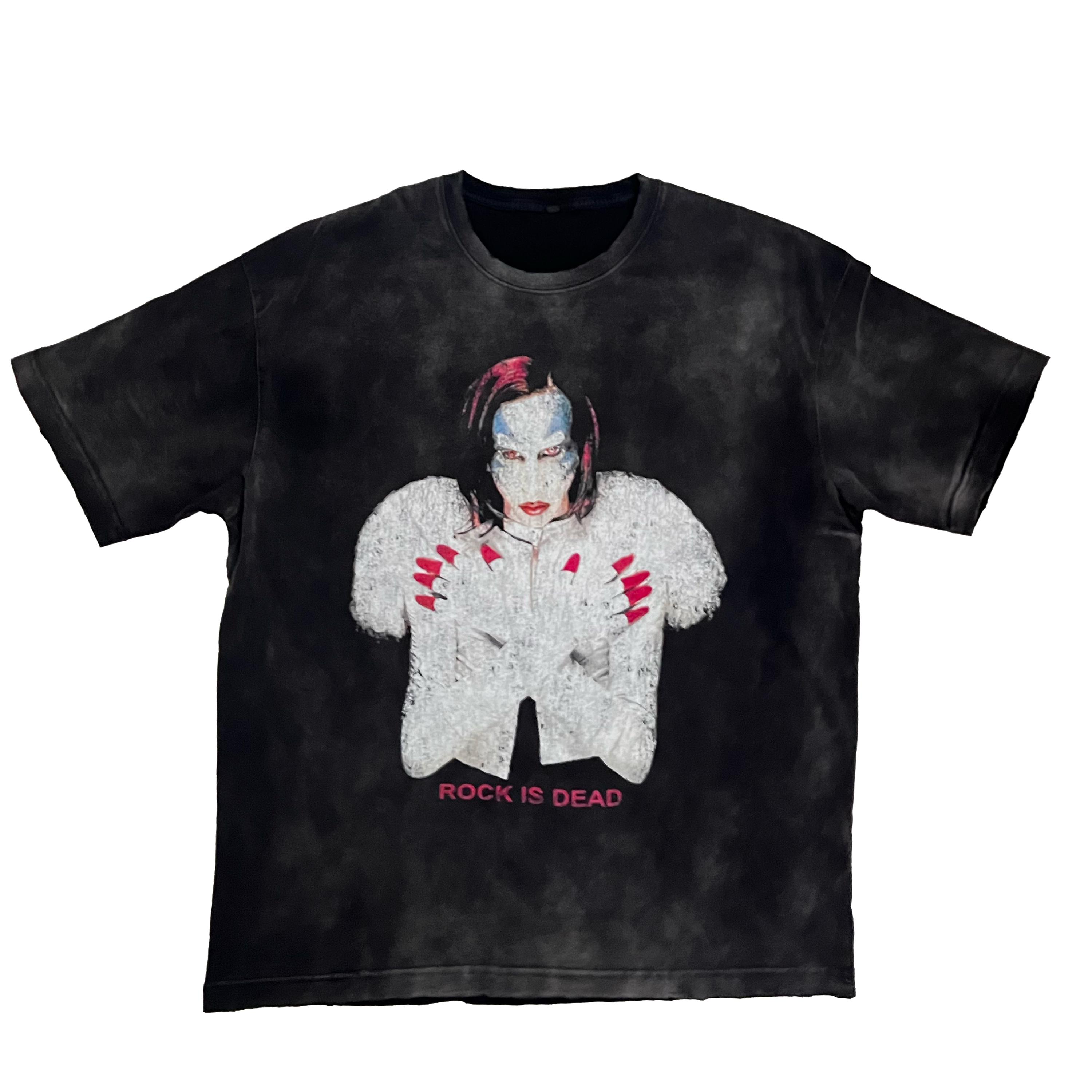 Vintage Style Marilyn Manson T-shirt: Mechanical Animals Rock Band