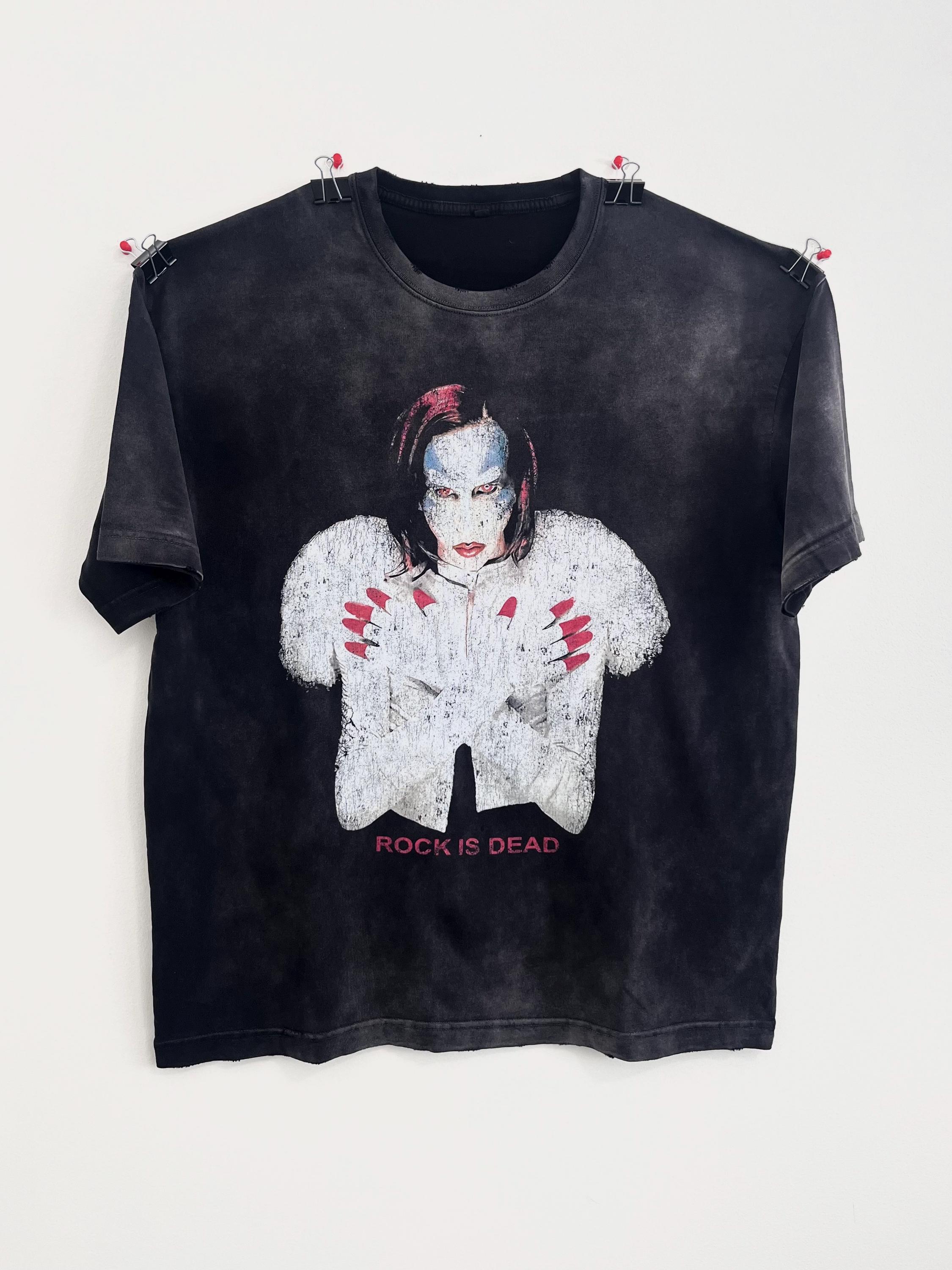Vintage Style Marilyn Manson T-shirt: Mechanical Animals Rock Band