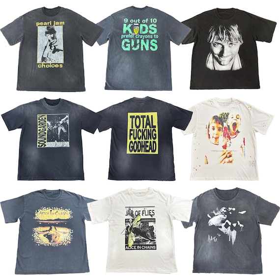 Assorted Grunge Rock Band Tees, Vintage Band Tee , Rock Band T