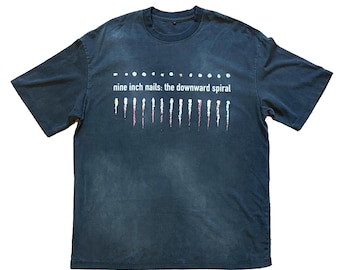 Nine Inch Nails the Downward Spiral T-shirt | NIN Merch | Black