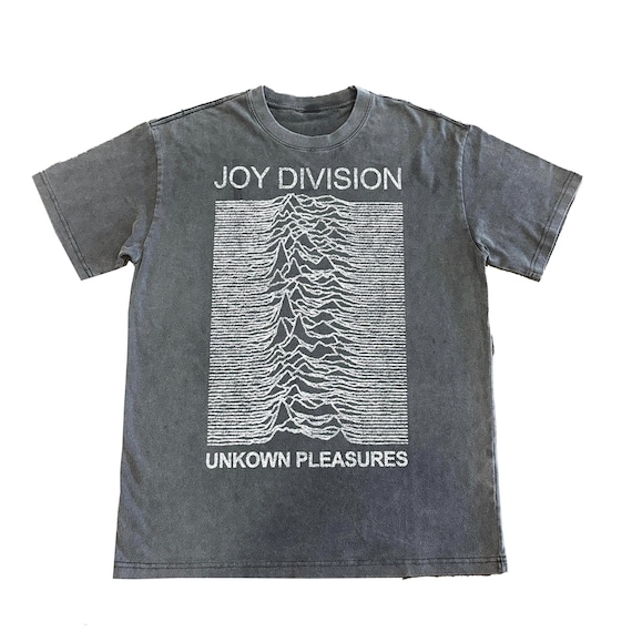 Joy Division Unknown Pleasures Faded T-shirt | Indie Rock Tee