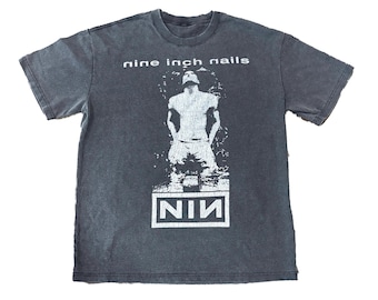 Nine Inch Nails NIN Downward Spiral Band Tee Industrial Post Metal